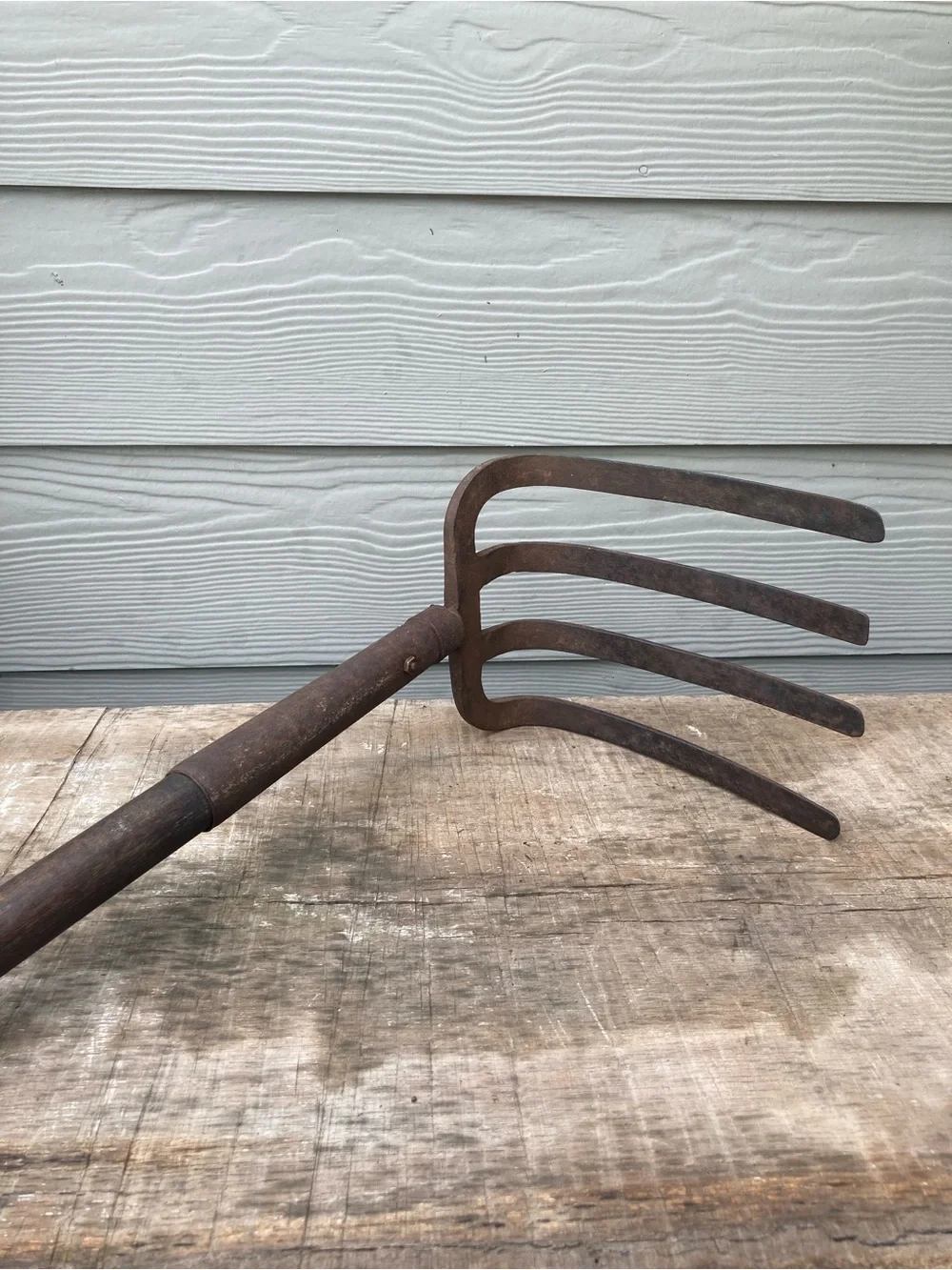 Vintage manure fork